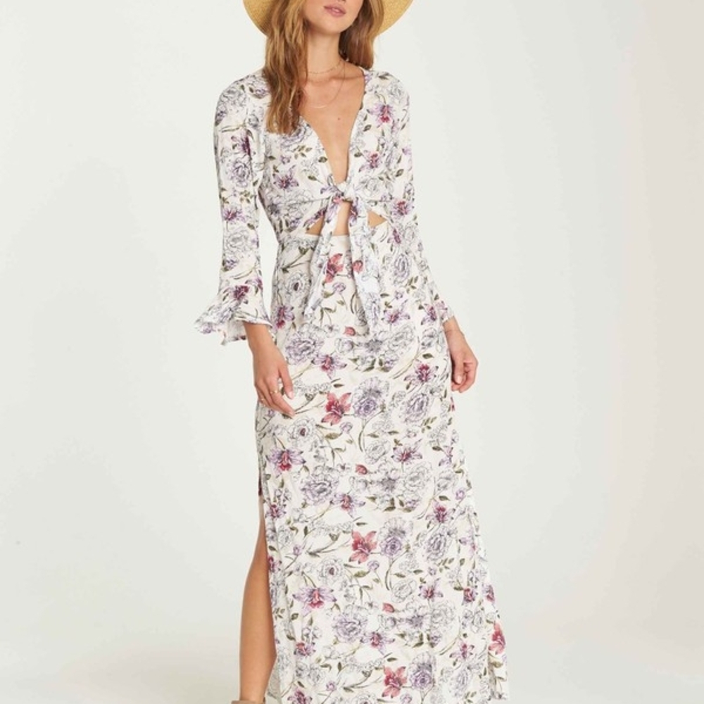 Billabong Forever Lust Floral Maxi - Small - Perfect For Beach/Festivals/Pool!